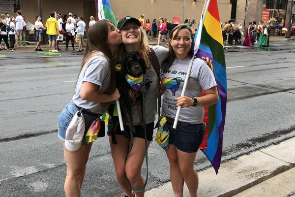 CVM students at the 2018 Minneapolis Pride parade